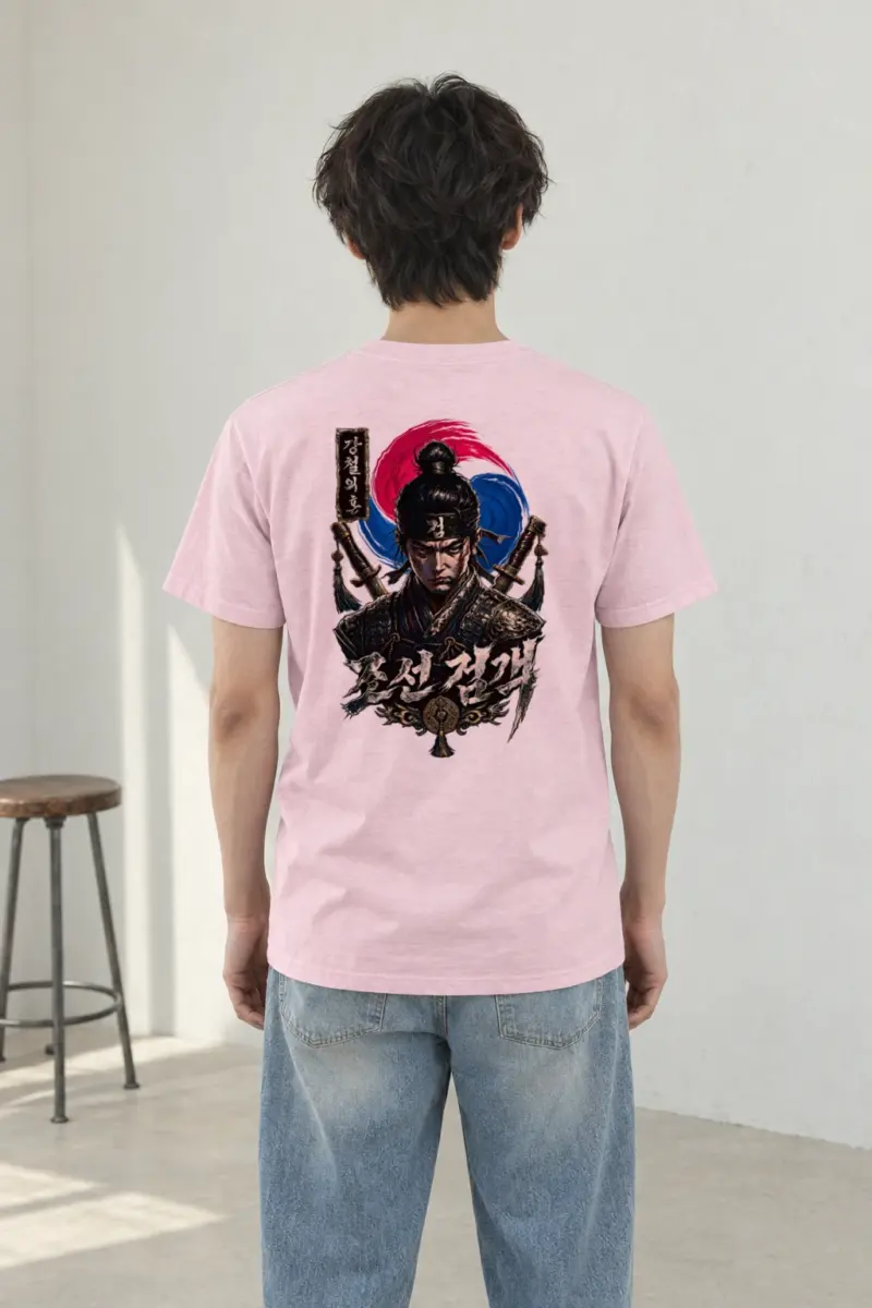 "Armored Joseon Swordsman" Heavyweight Unisex Crewneck T-shirt