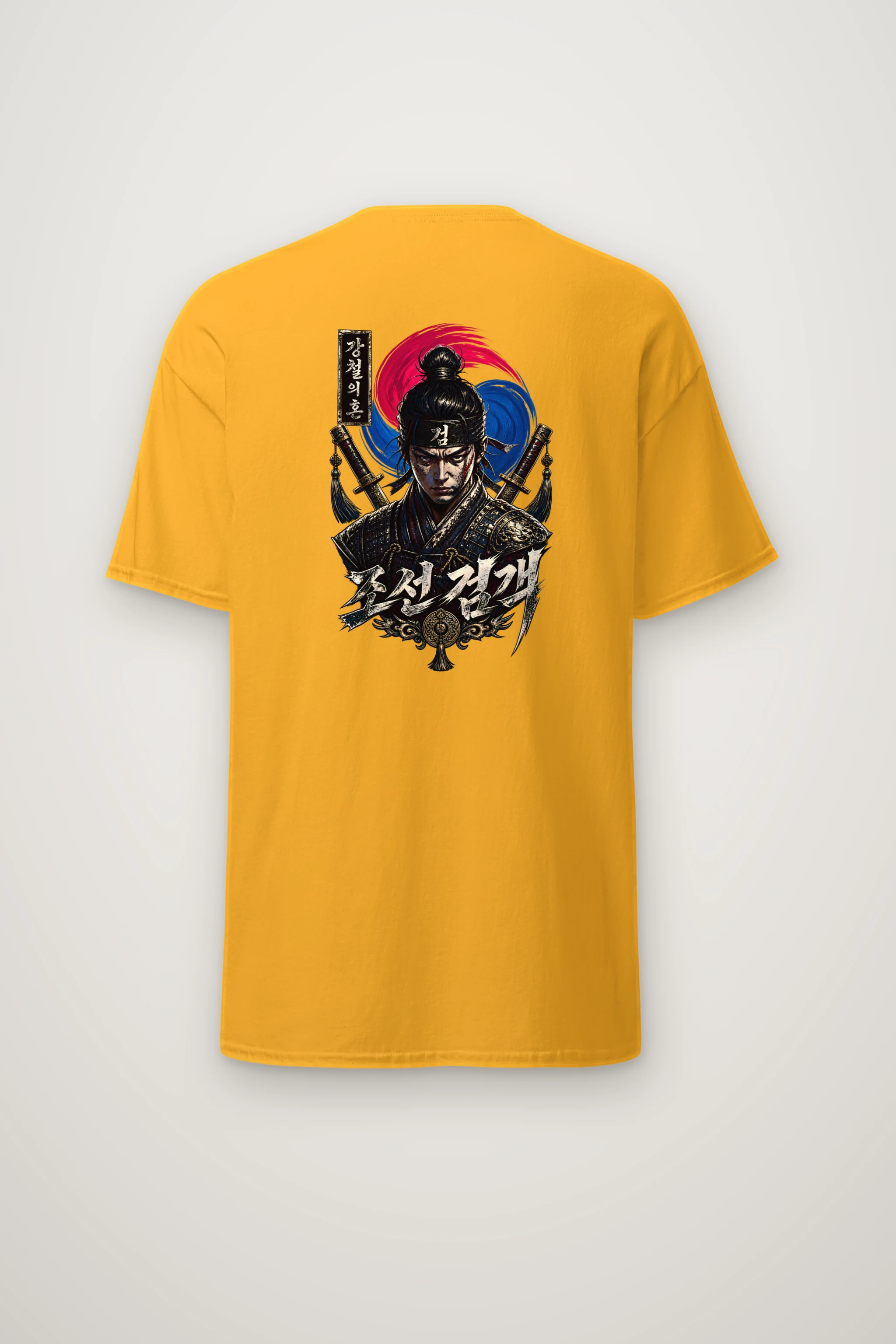 "Armored Joseon Swordsman" Heavyweight Unisex Crewneck T-shirt