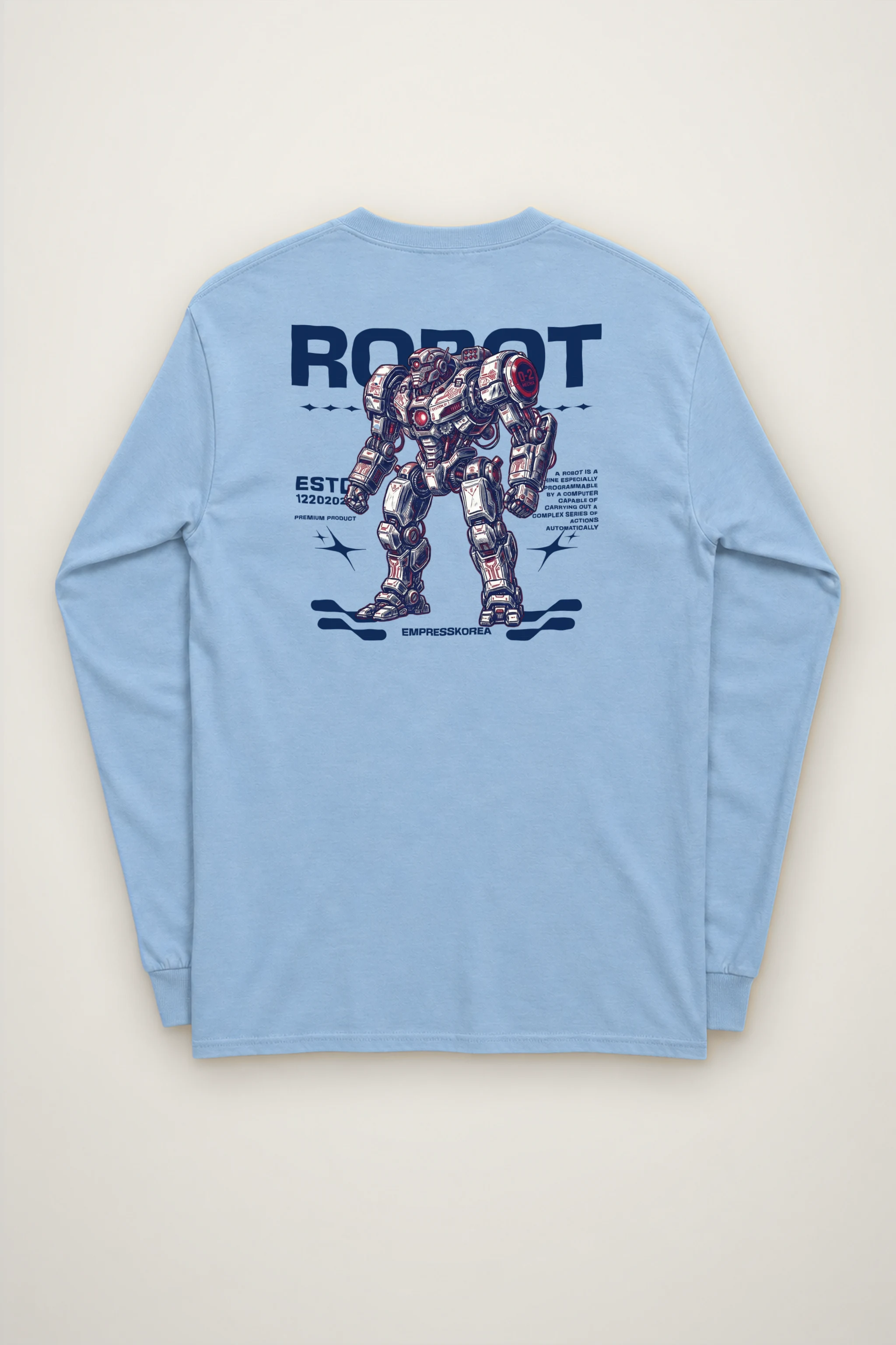 "Armored Mecha Unit" Unisex Longsleeve T-shirt