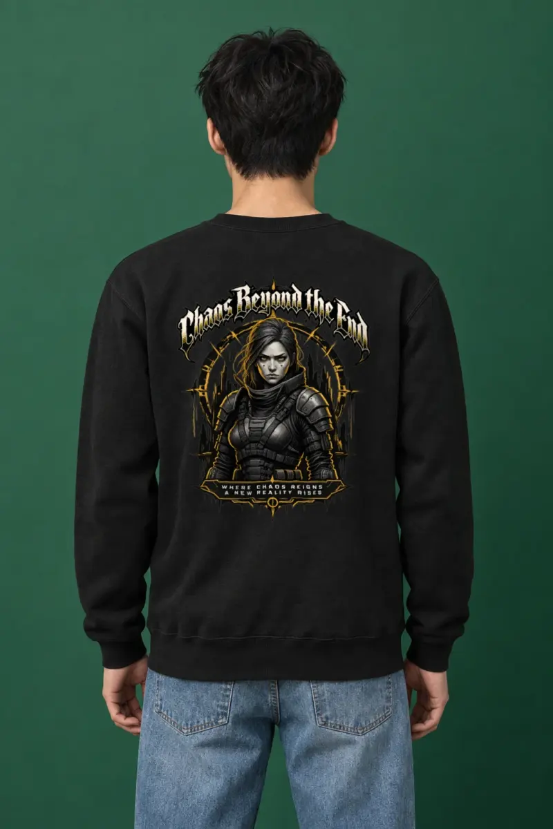 "Armored Warrior Emblem" Heavy Blend Unisex Crewneck Sweatshirt | Gildan 18000
