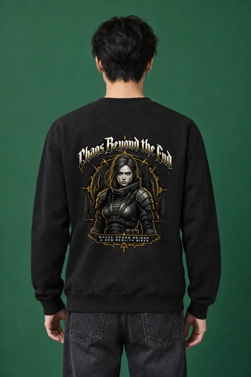 "Armored Warrior Emblem" Heavy Blend Unisex Crewneck Sweatshirt