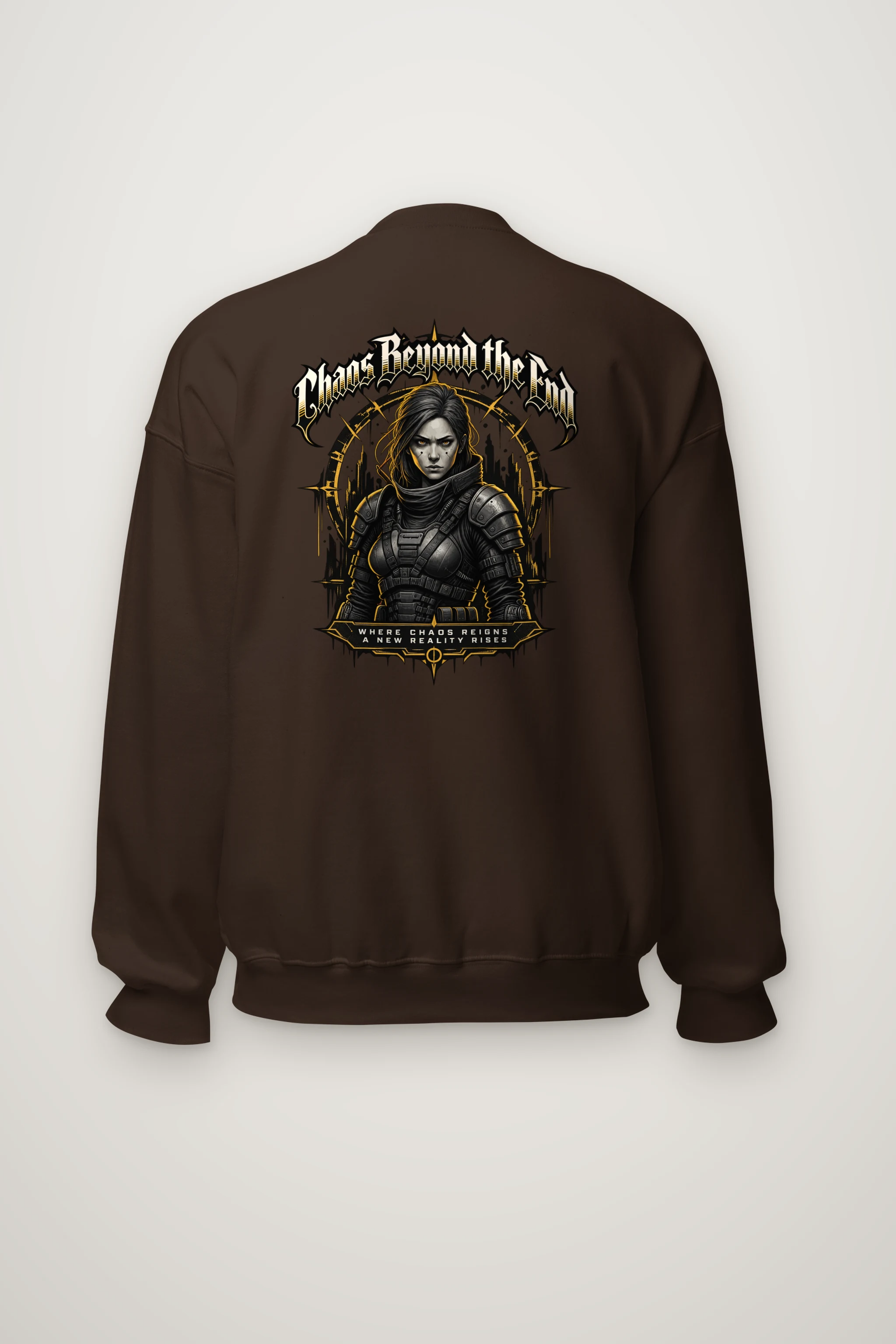 "Armored Warrior Emblem" Heavy Blend Unisex Crewneck Sweatshirt