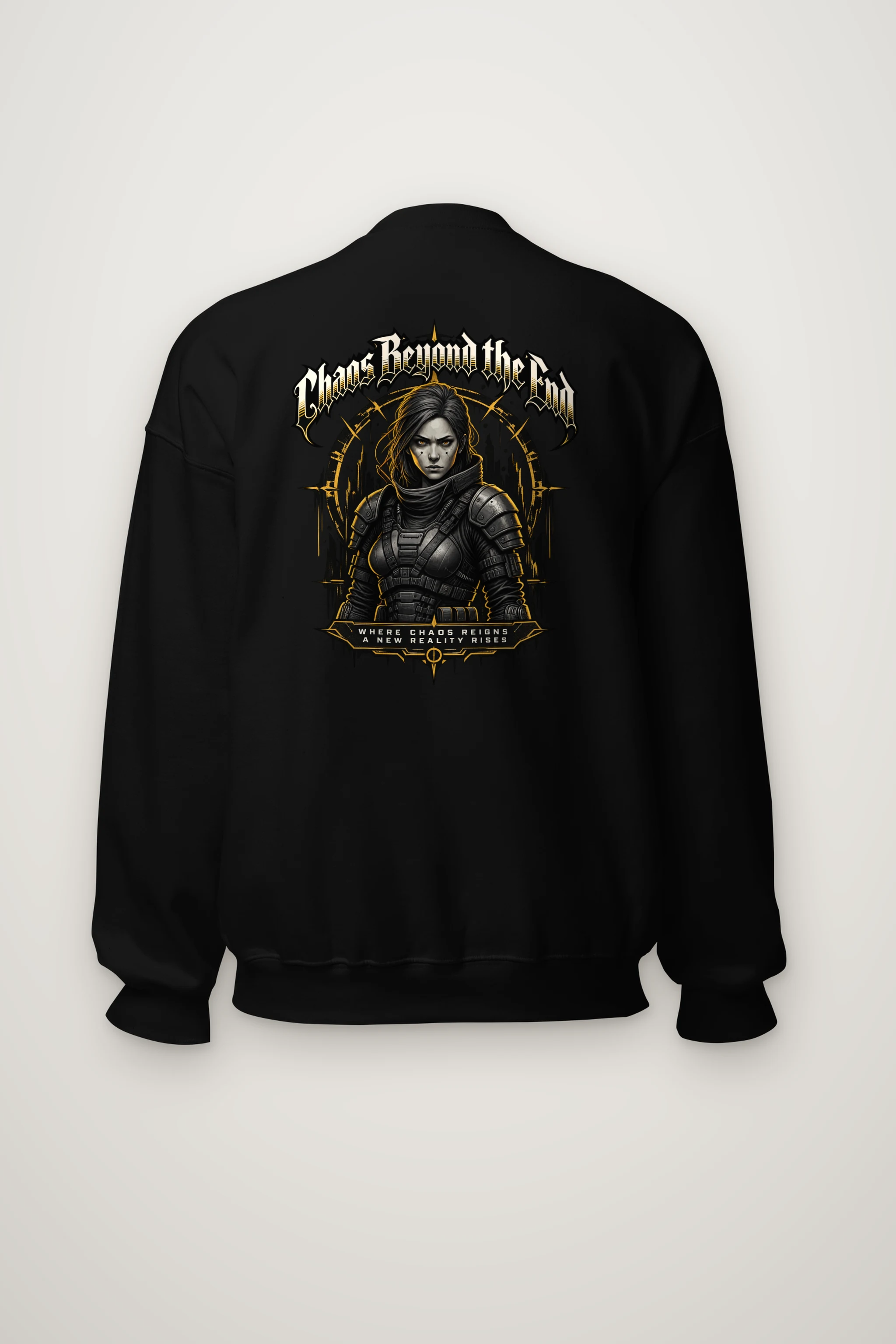 "Armored Warrior Emblem" Heavy Blend Unisex Crewneck Sweatshirt