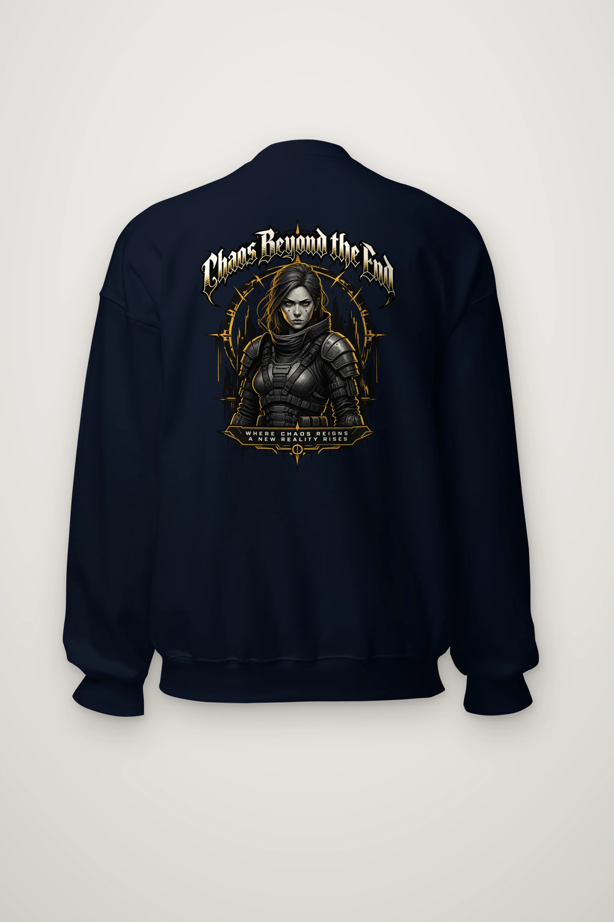 "Armored Warrior Emblem" Heavy Blend Unisex Crewneck Sweatshirt