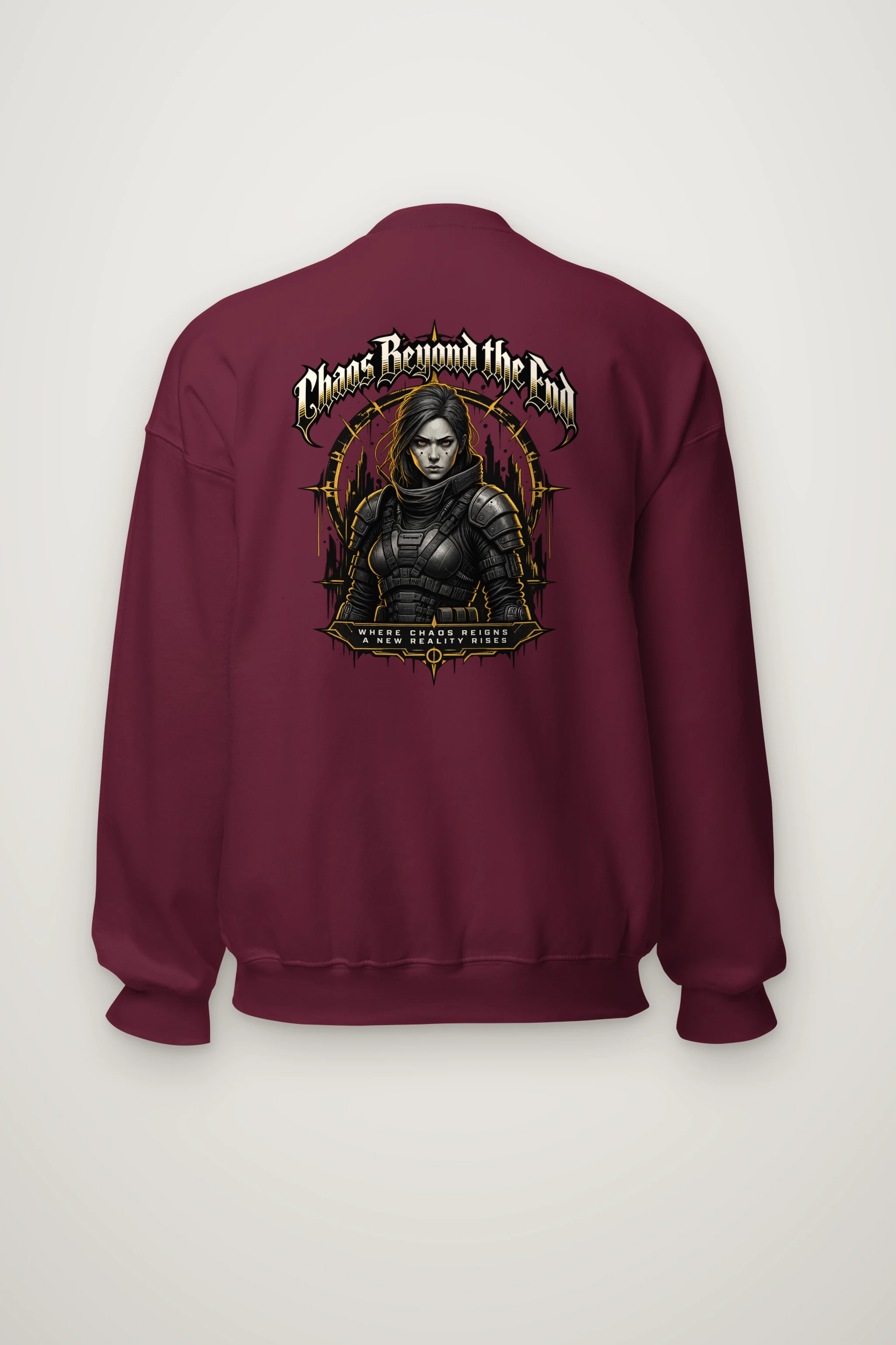 "Armored Warrior Emblem" Heavy Blend Unisex Crewneck Sweatshirt