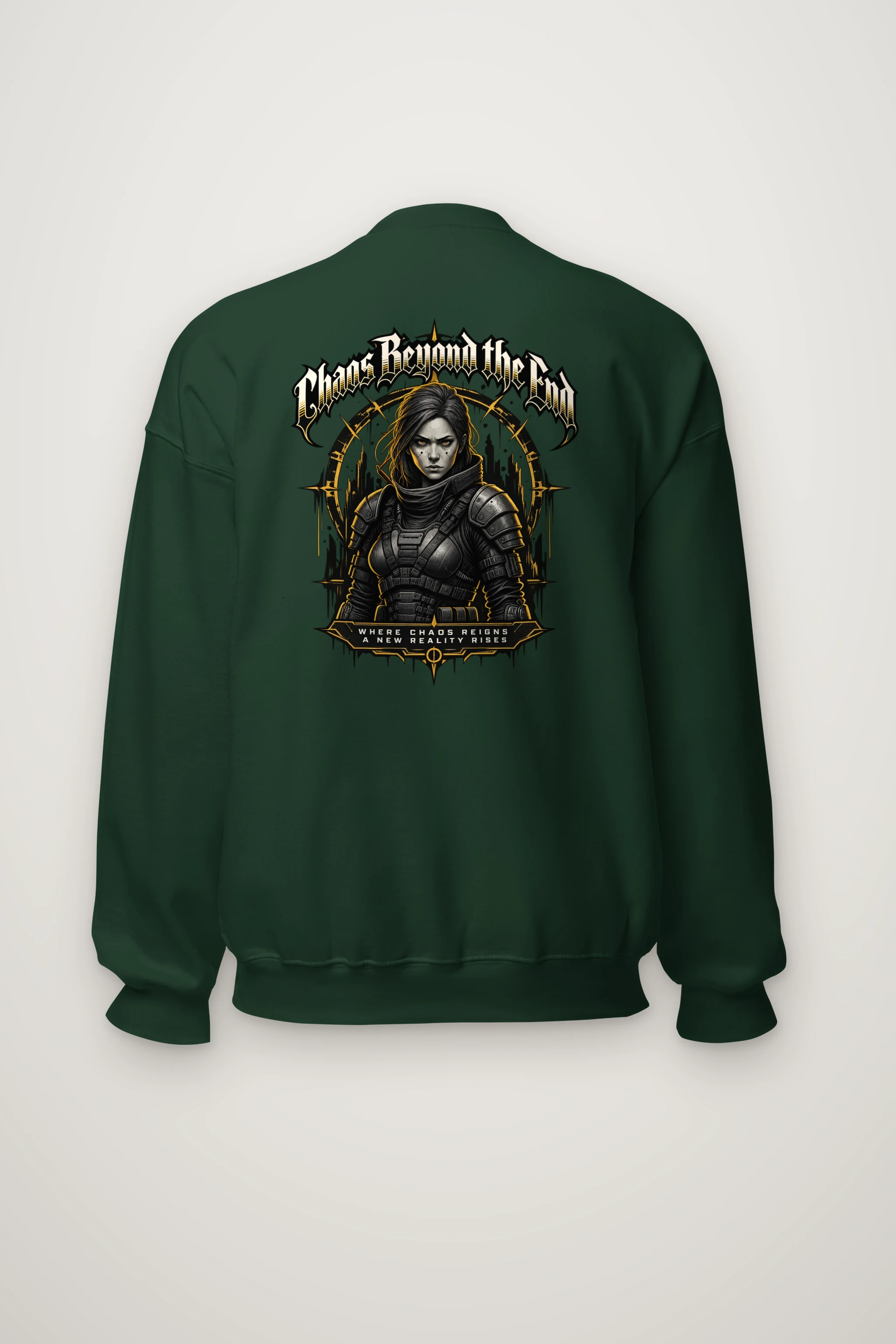 "Armored Warrior Emblem" Heavy Blend Unisex Crewneck Sweatshirt
