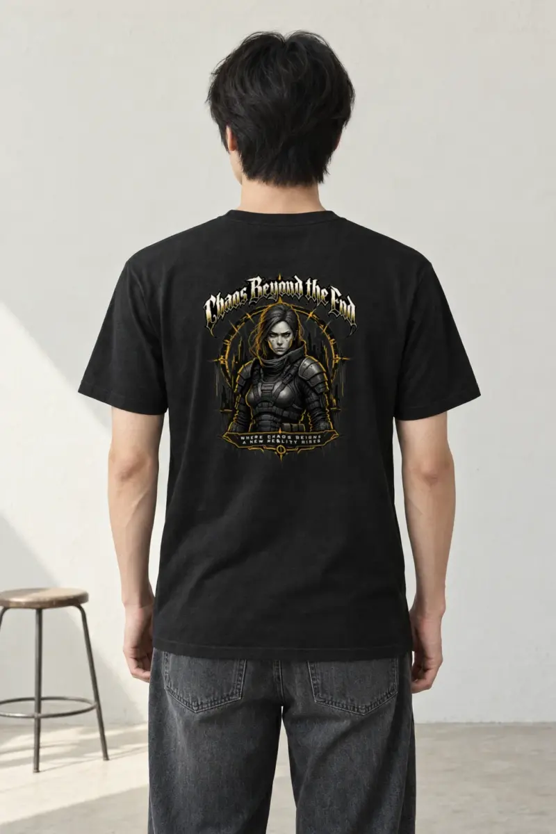 "Armored Warrior Emblem" Heavyweight Unisex Crewneck T-shirt