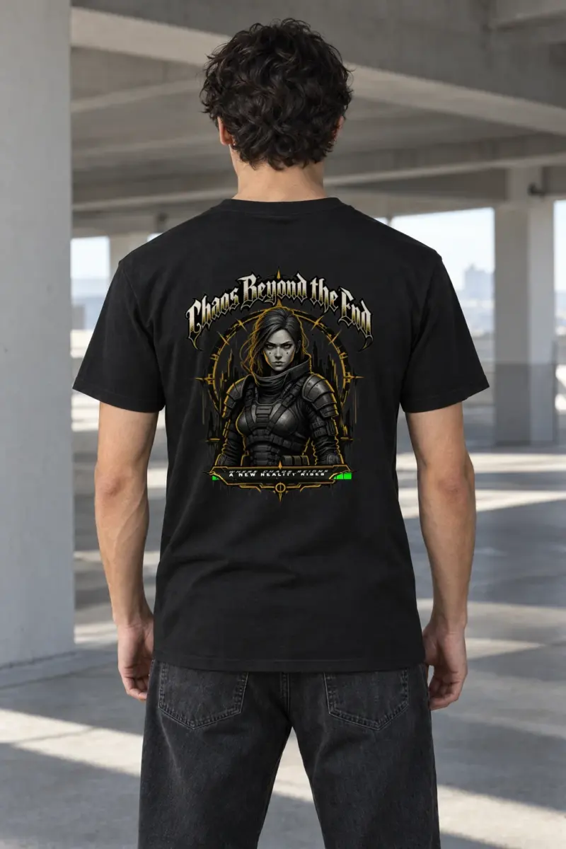 "Armored Warrior Emblem" Heavyweight Unisex Crewneck T-shirt | Gildan 5000