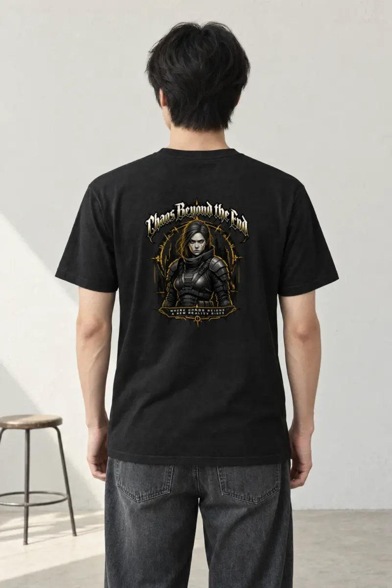 "Armored Warrior Emblem" Heavyweight Unisex Crewneck T-shirt
