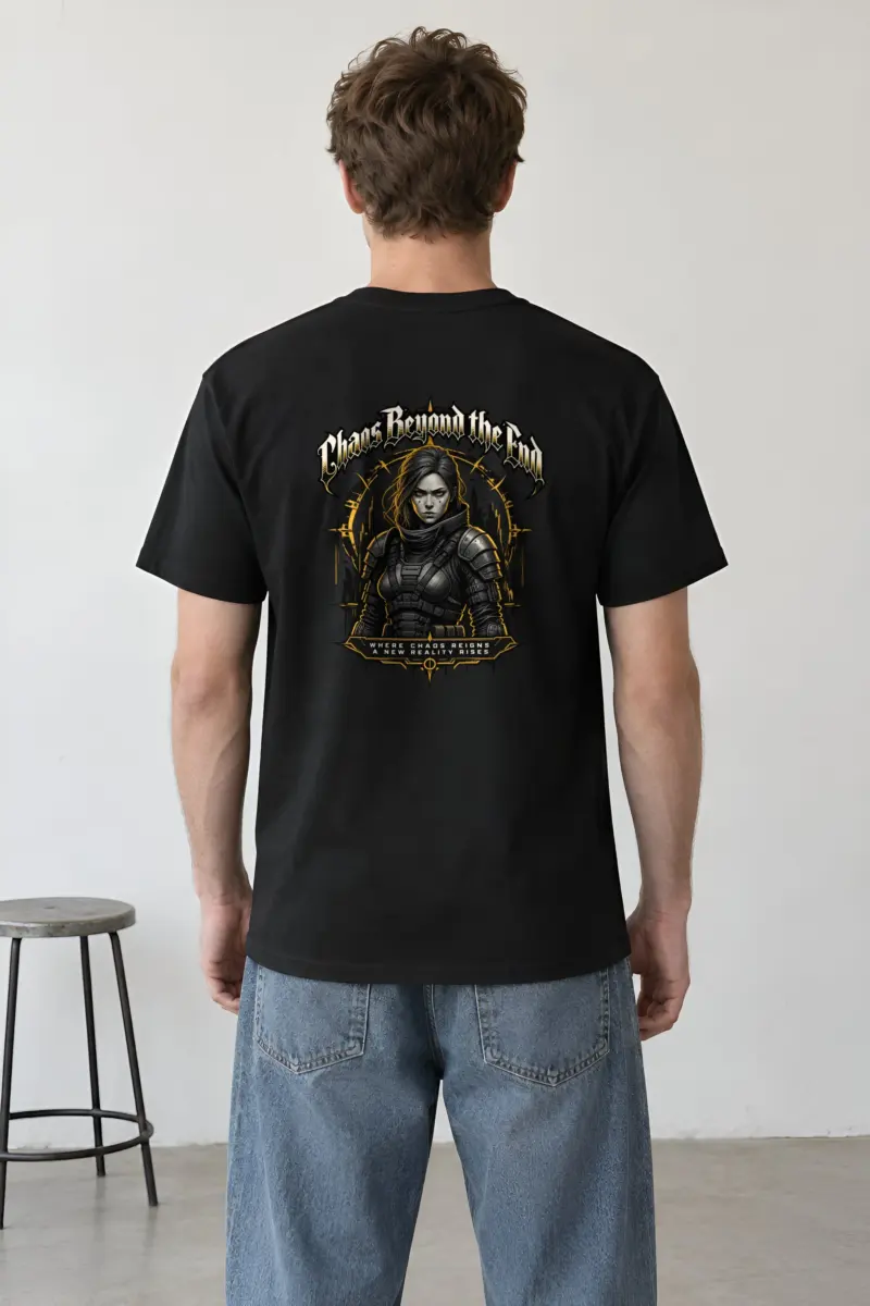 "Armored Warrior Emblem" Heavyweight Unisex Crewneck T-shirt