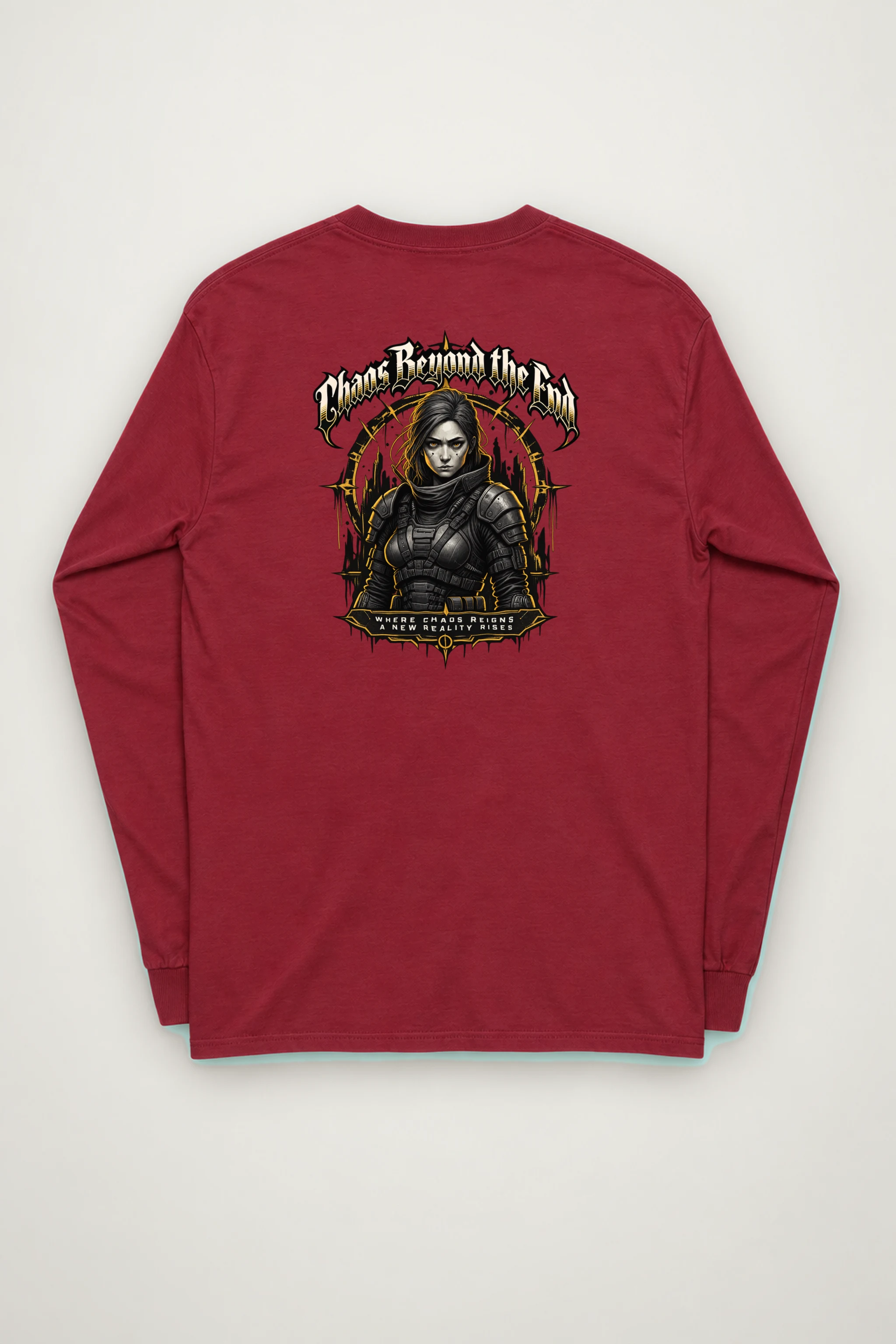"Armored Warrior Emblem" Unisex Longsleeve T-shirt