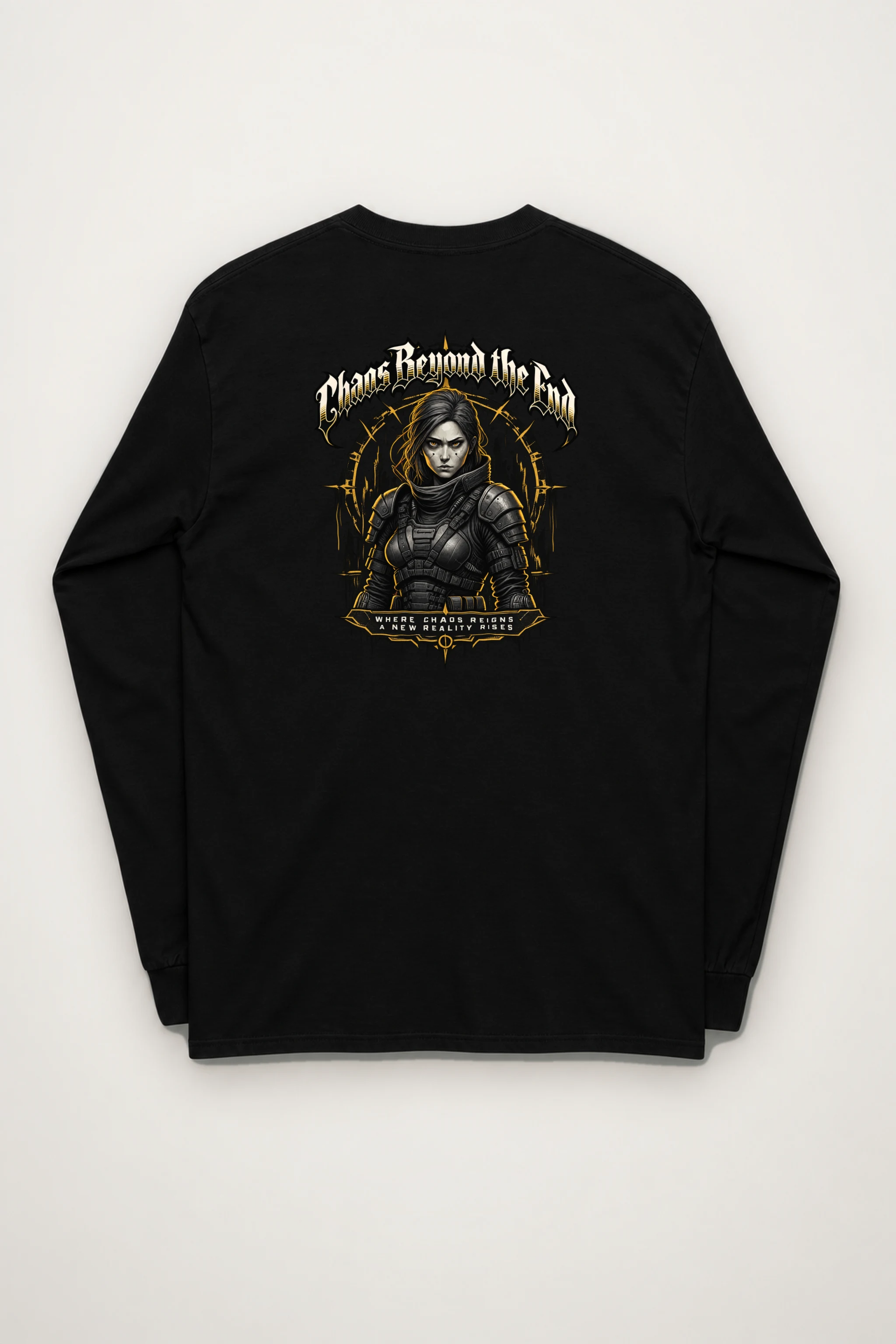 "Armored Warrior Emblem" Unisex Longsleeve T-shirt