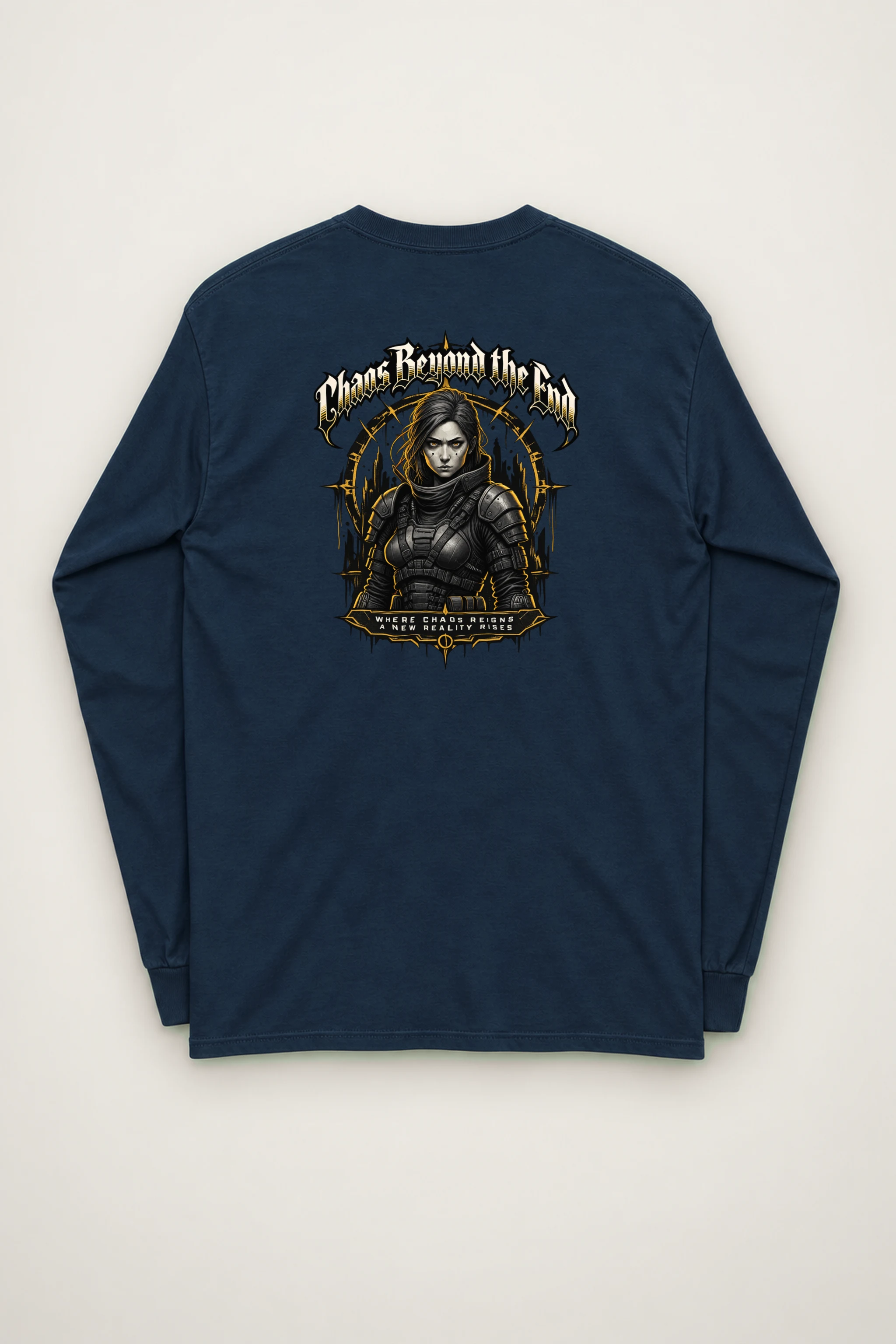 "Armored Warrior Emblem" Unisex Longsleeve T-shirt