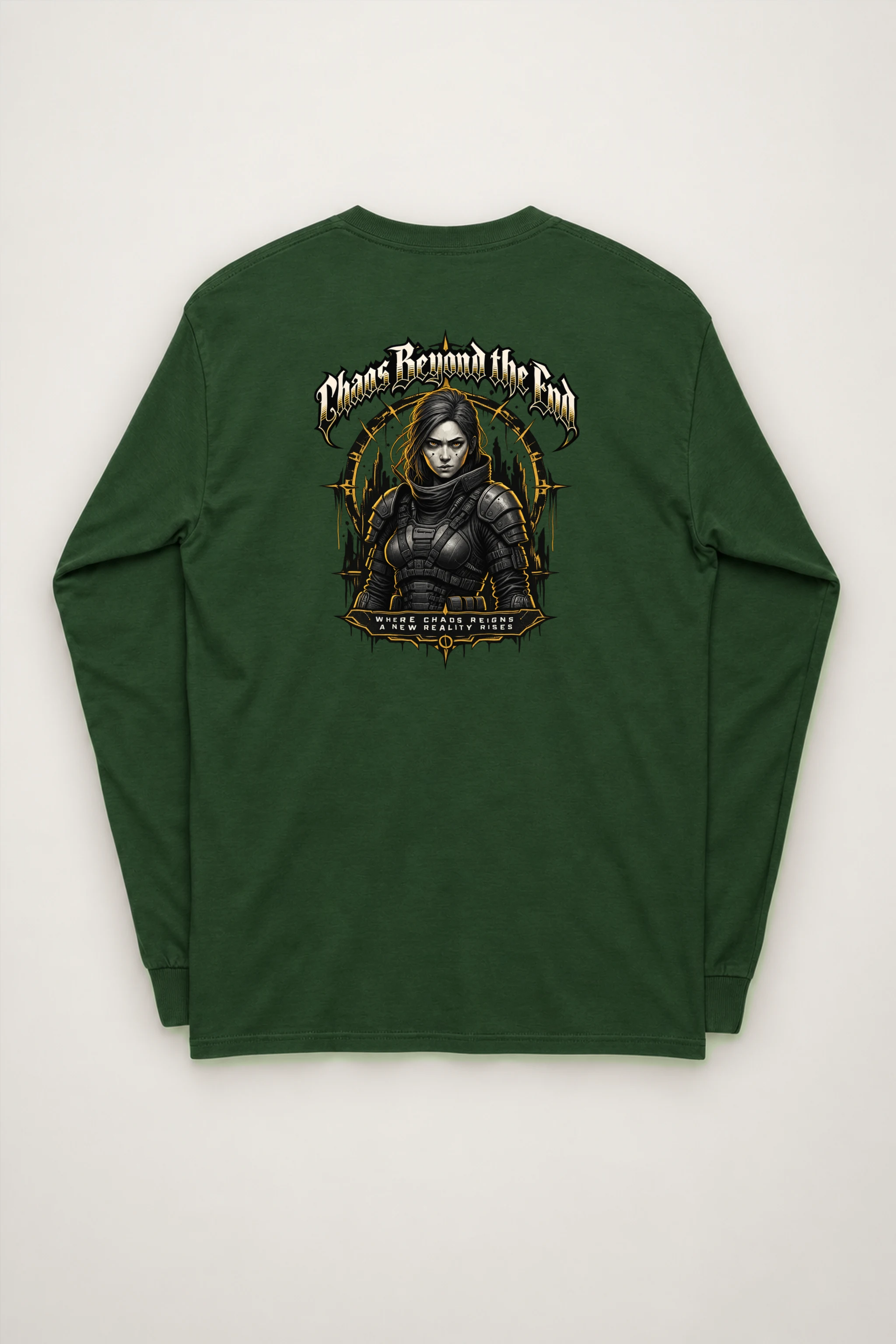 "Armored Warrior Emblem" Unisex Longsleeve T-shirt