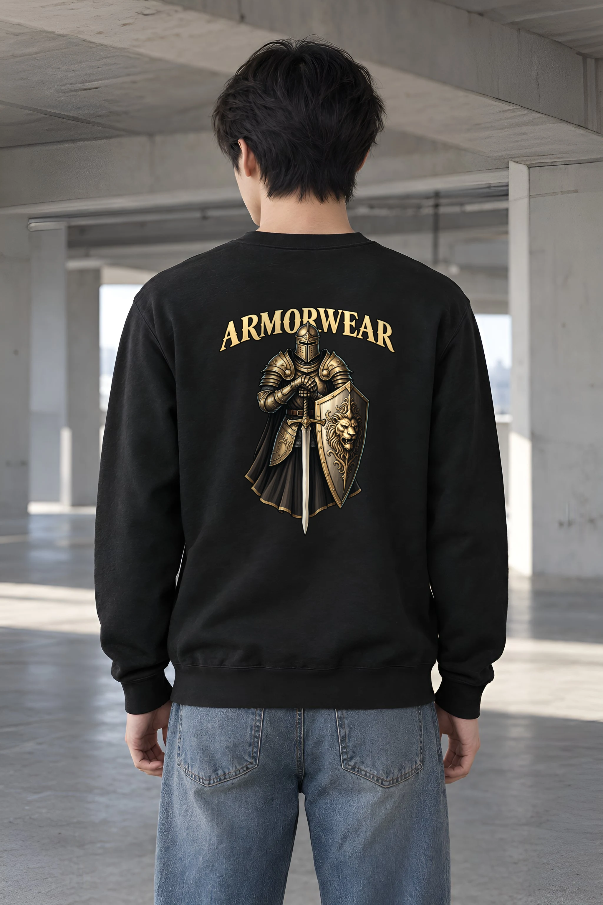 "Armorwear Knight" Heavy Blend Unisex Crewneck Sweatshirt