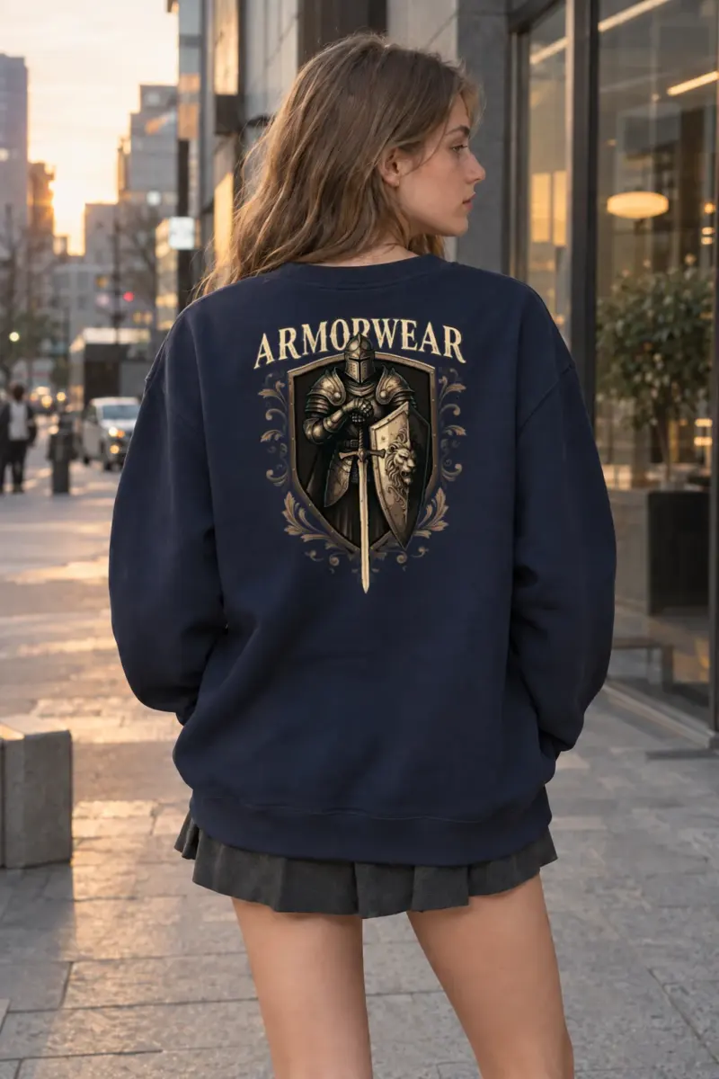"Armorwear Knight" Heavy Blend Unisex Crewneck Sweatshirt | Gildan 18000