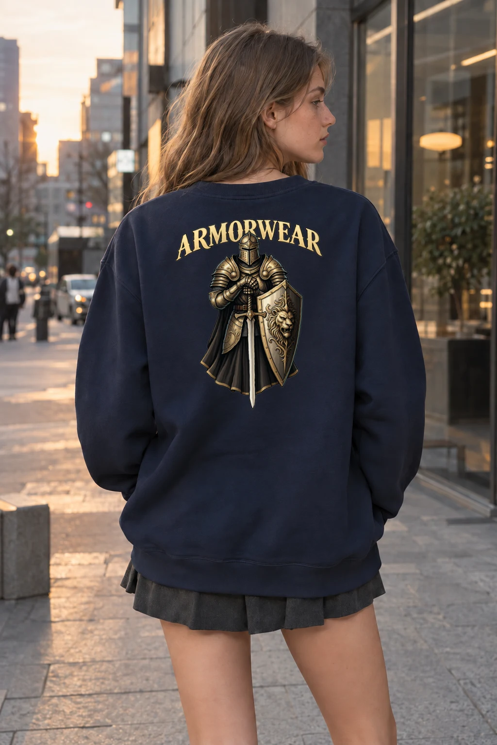 "Armorwear Knight" Heavy Blend Unisex Crewneck Sweatshirt | Gildan 18000