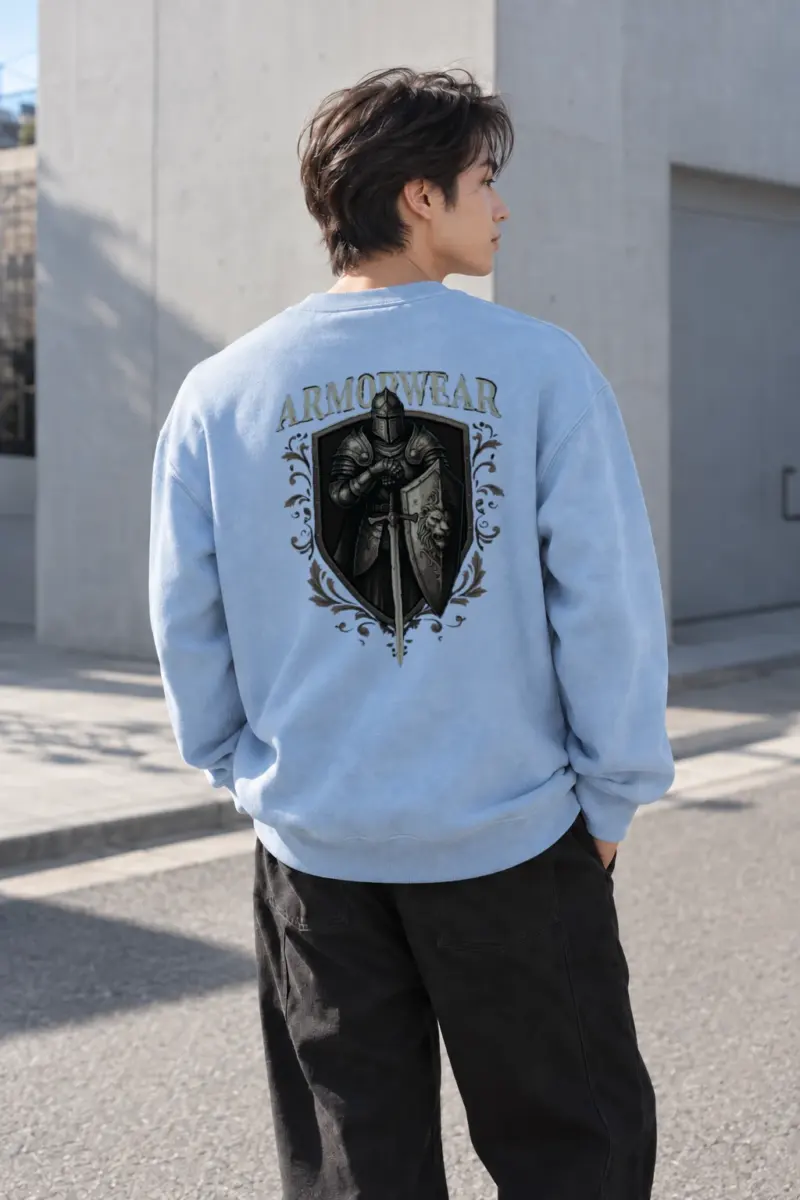“Armorwear Knight” Heavy Blend Unisex Crewneck Sweatshirt | Gildan 18000