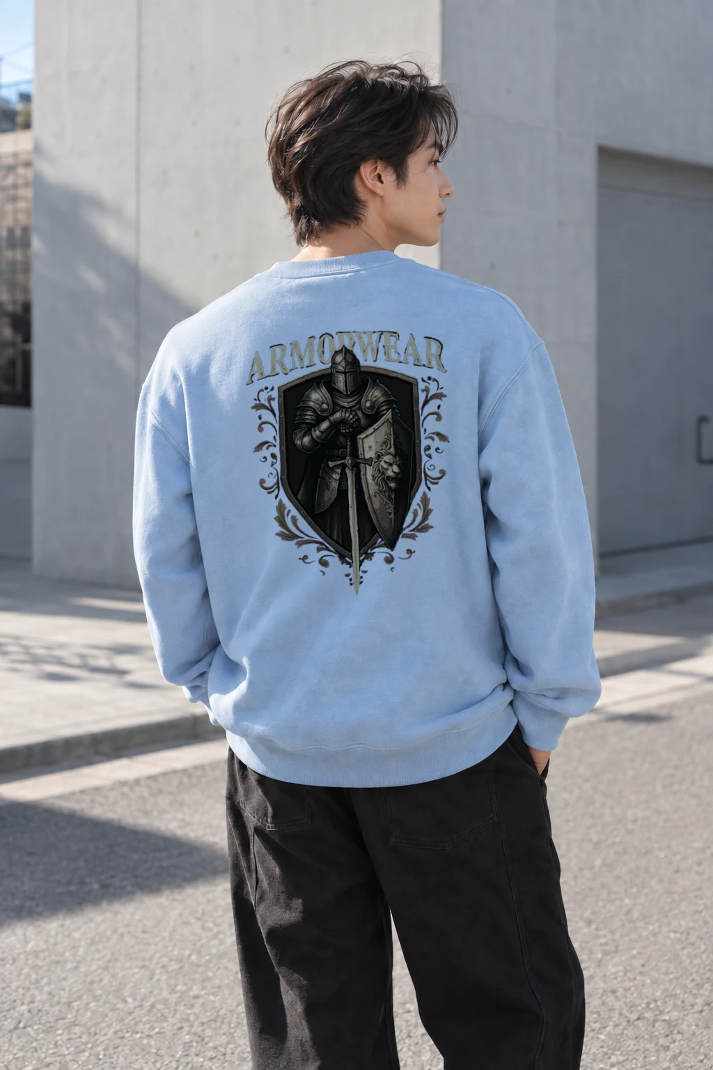 "Armorwear Knight" Heavy Blend Unisex Crewneck Sweatshirt | Gildan 18000