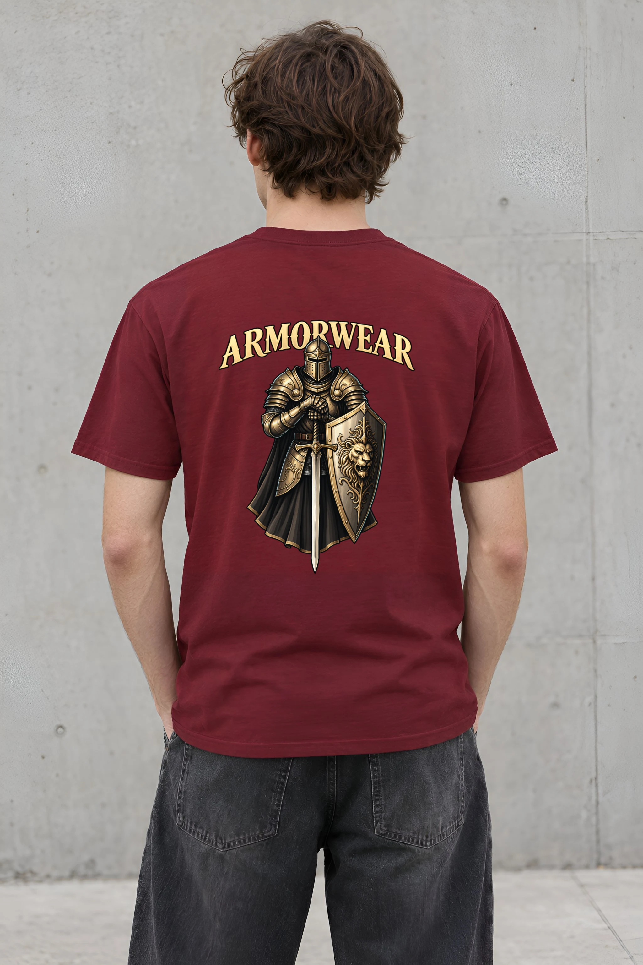 "Armorwear Knight" Heavyweight Unisex Crewneck T-shirt