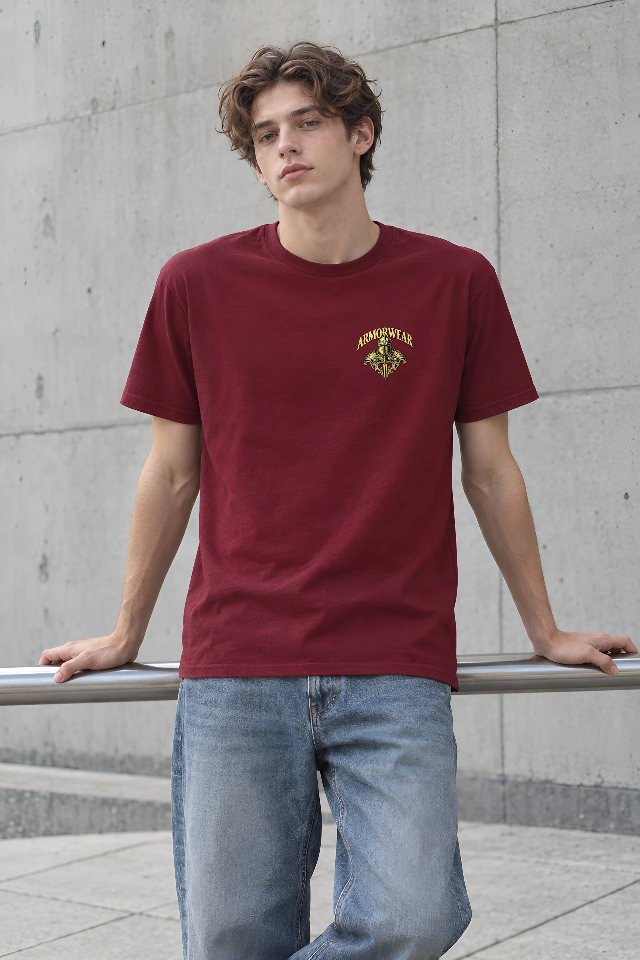 "Armorwear Knight" Heavyweight Unisex Crewneck T-shirt