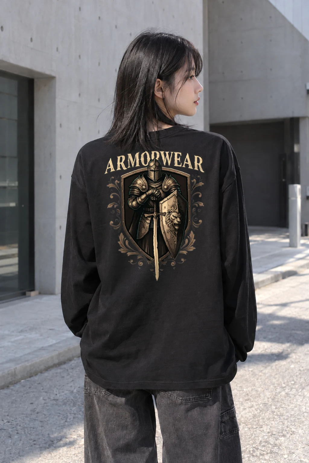 "Armorwear Knight" Unisex Longsleeve T-shirt | Gildan 2400