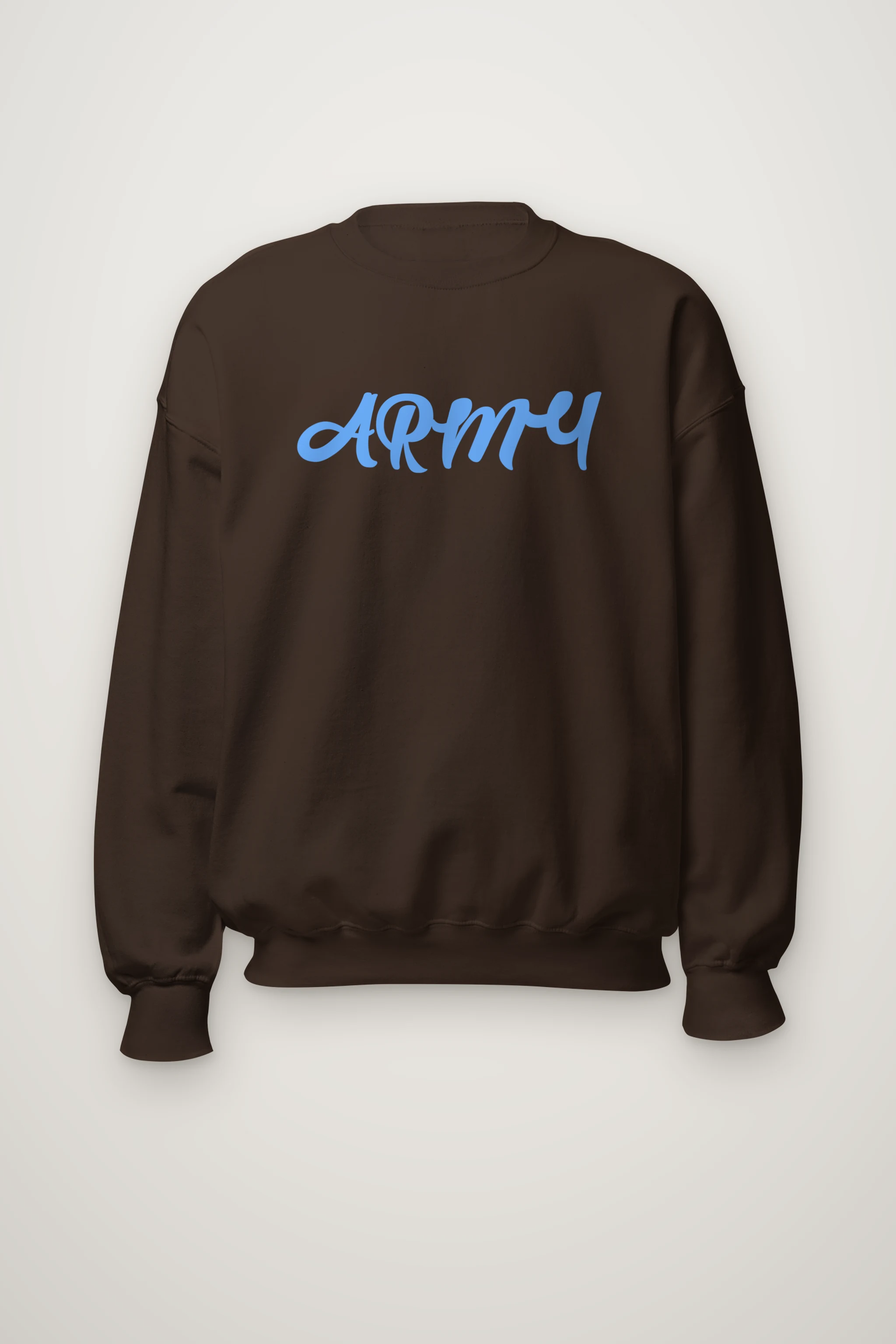 "Army Script" Heavy Blend Unisex Crewneck Sweatshirt
