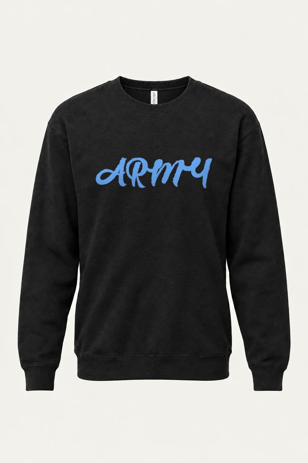 "Army Script" Heavy Blend Unisex Crewneck Sweatshirt | Gildan 18000
