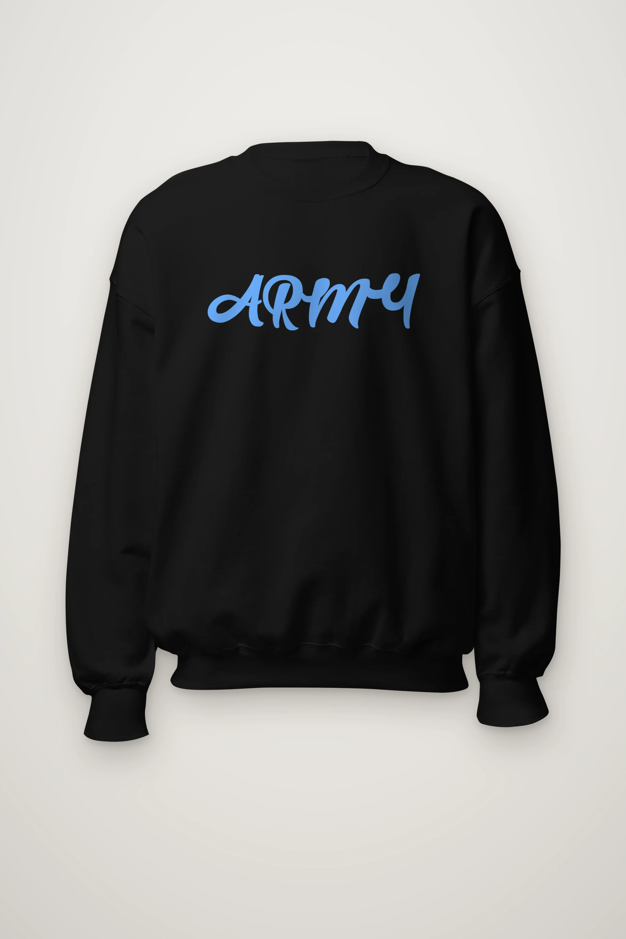 "Army Script" Heavy Blend Unisex Crewneck Sweatshirt