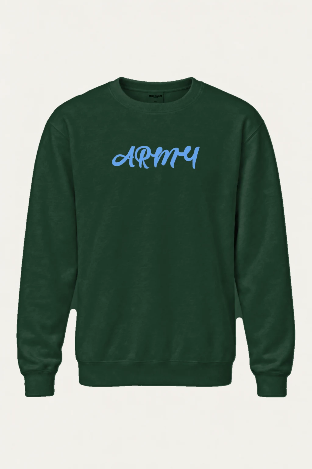 "Army Script" Heavy Blend Unisex Crewneck Sweatshirt | Gildan 18000