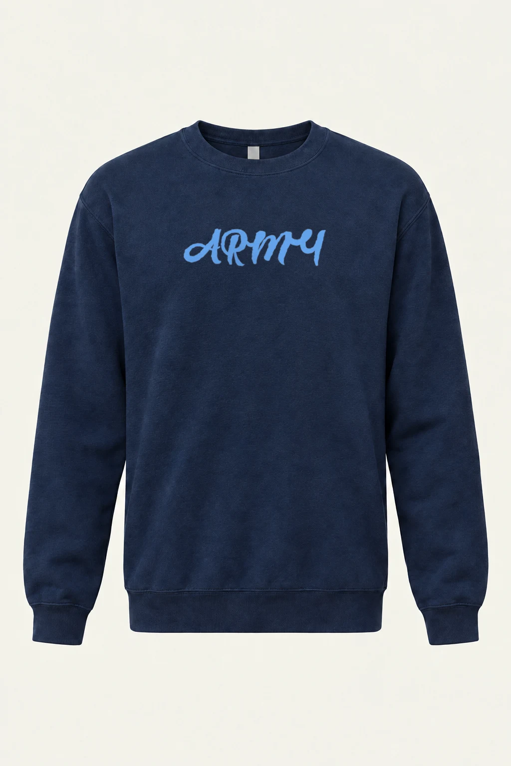 "Army Script" Heavy Blend Unisex Crewneck Sweatshirt | Gildan 18000