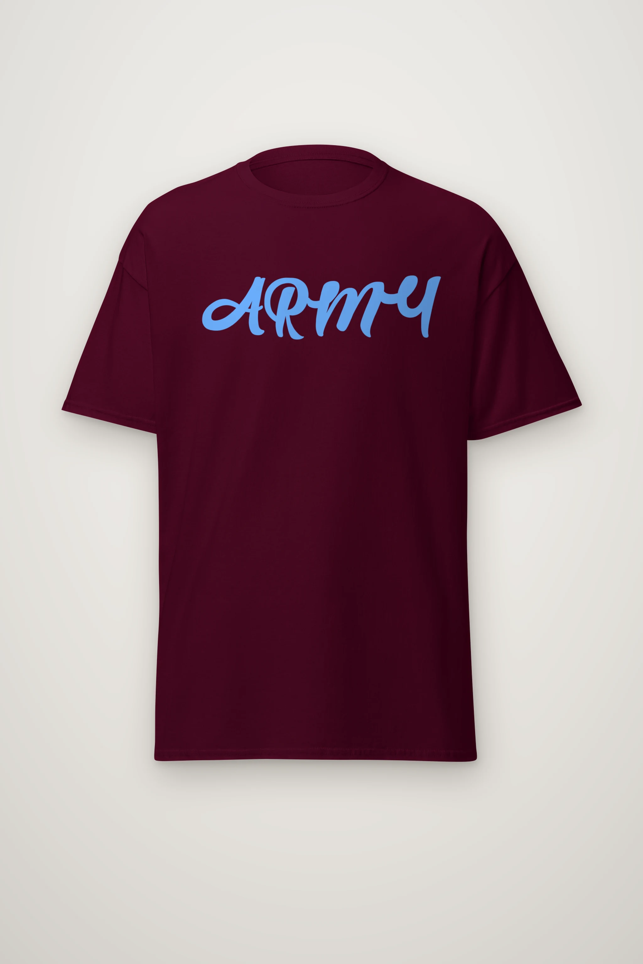 "Army Script" Heavyweight Unisex Crewneck T-shirt