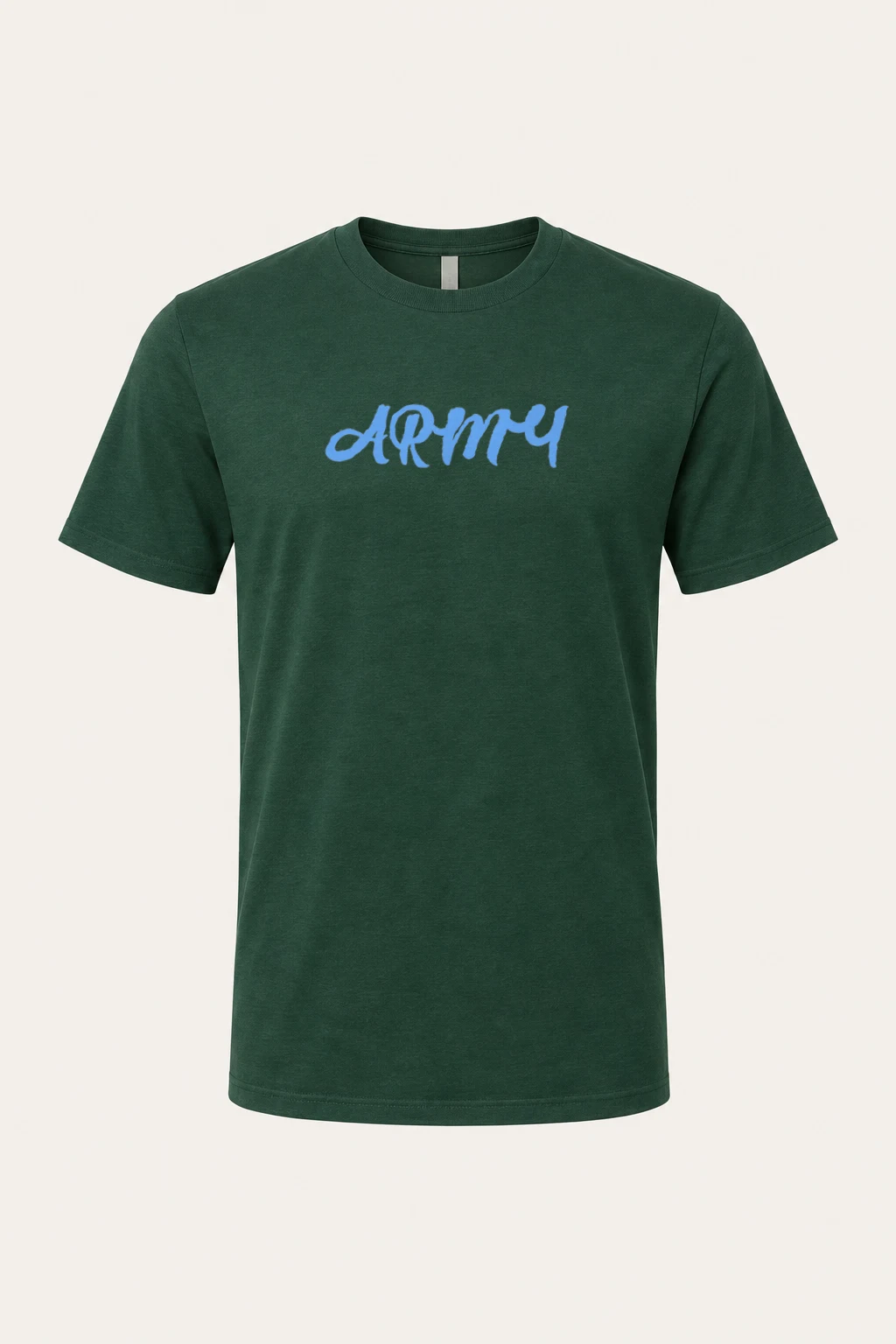 "Army Script" Heavyweight Unisex Crewneck T-shirt | Gildan 5000