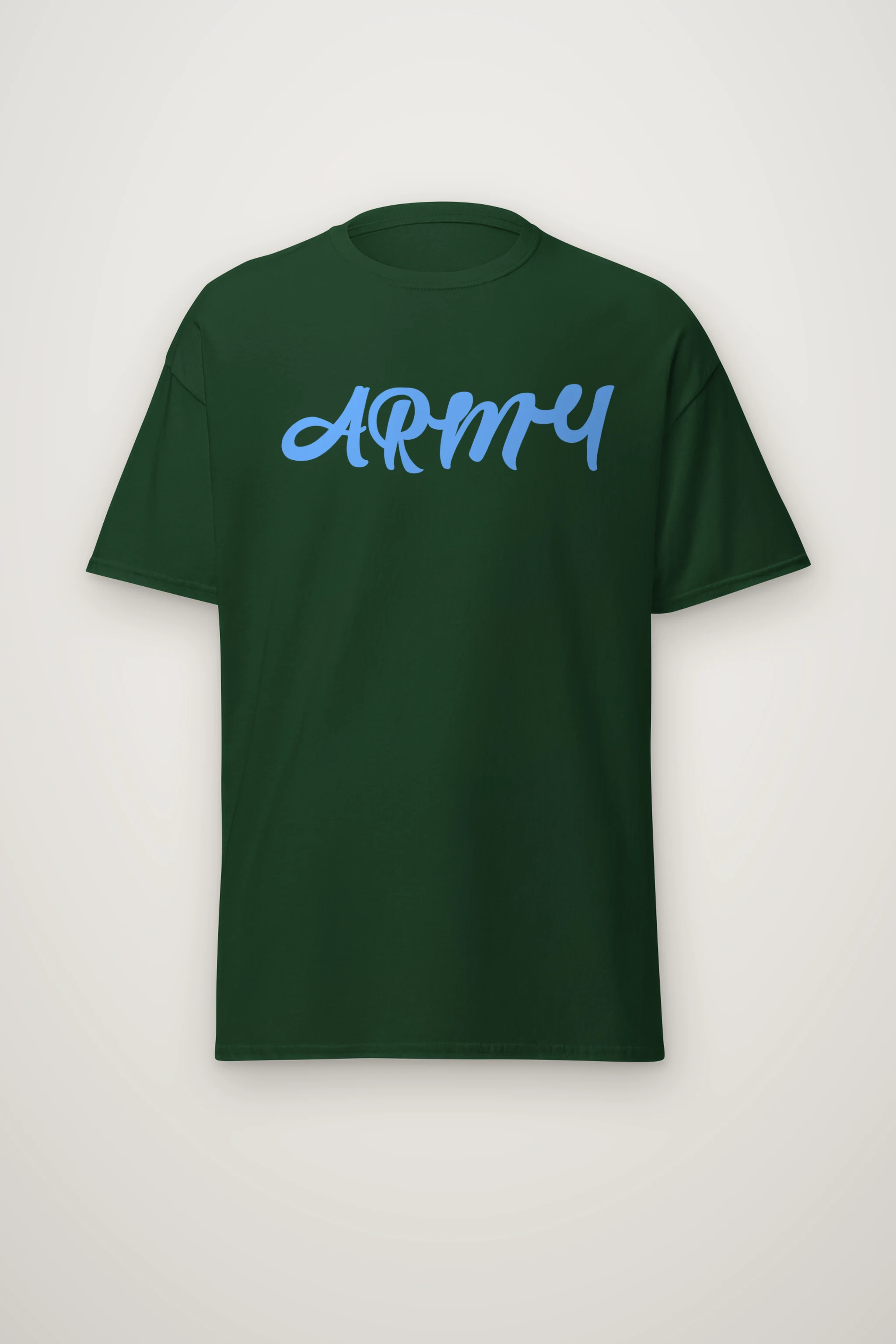 "Army Script" Heavyweight Unisex Crewneck T-shirt