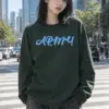 "Army Script" Unisex Longsleeve T-shirt | Gildan 2400