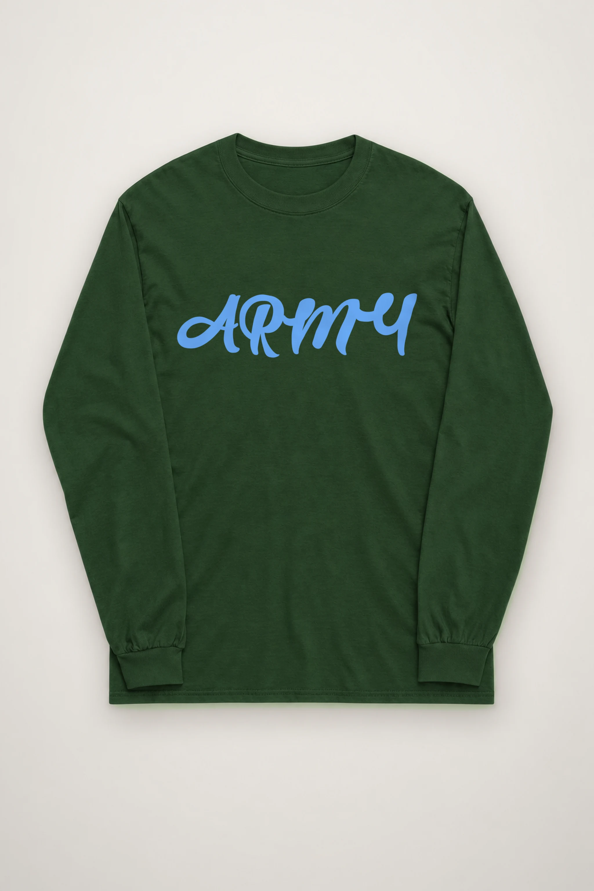 "Army Script" Unisex Longsleeve T-shirt