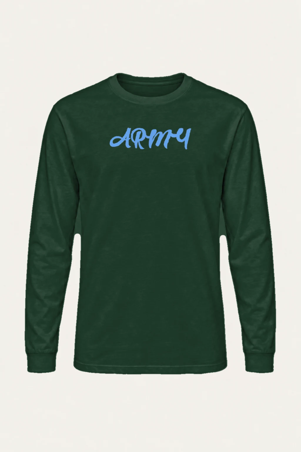 "Army Script" Unisex Longsleeve T-shirt | Gildan 2400