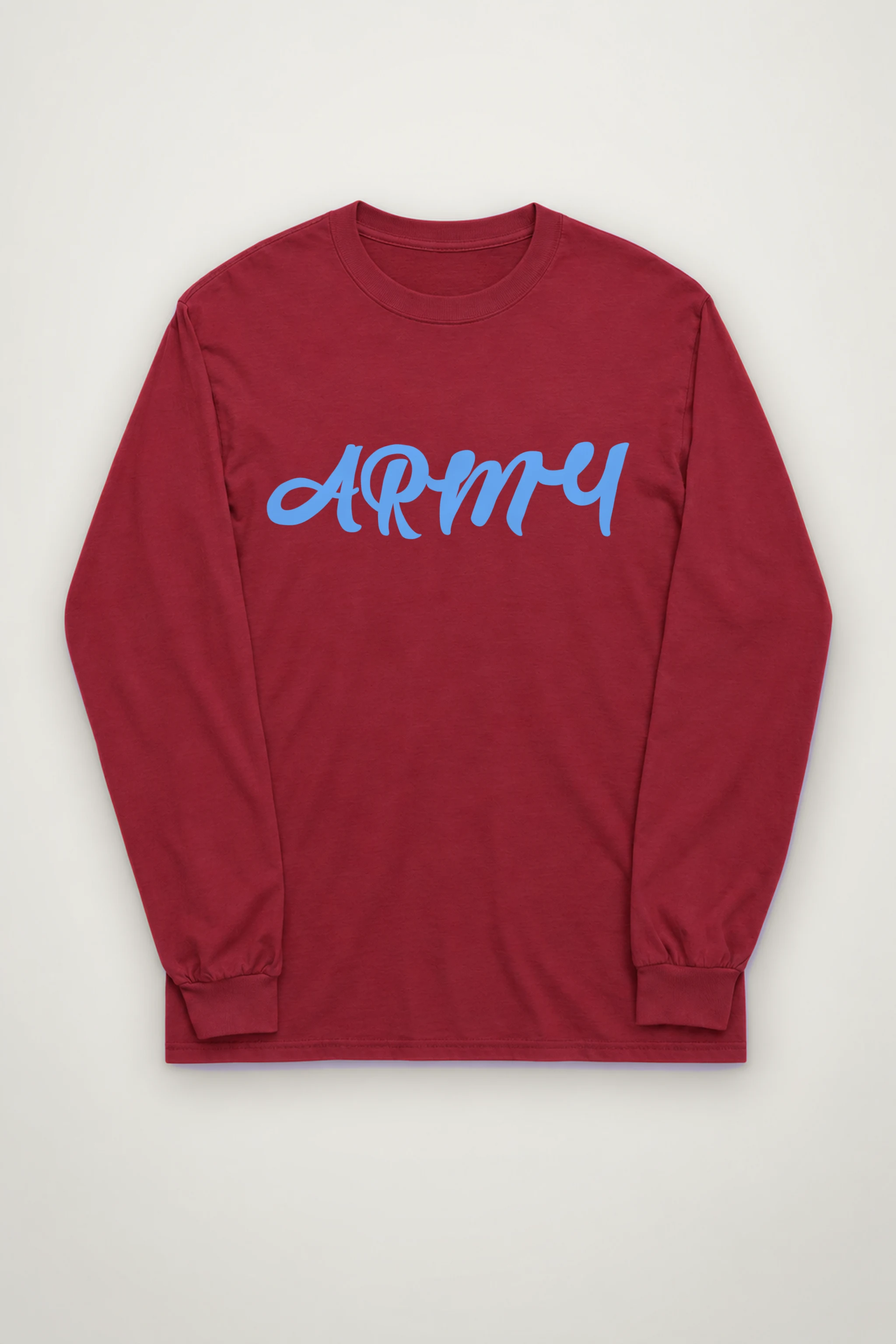 "Army Script" Unisex Longsleeve T-shirt