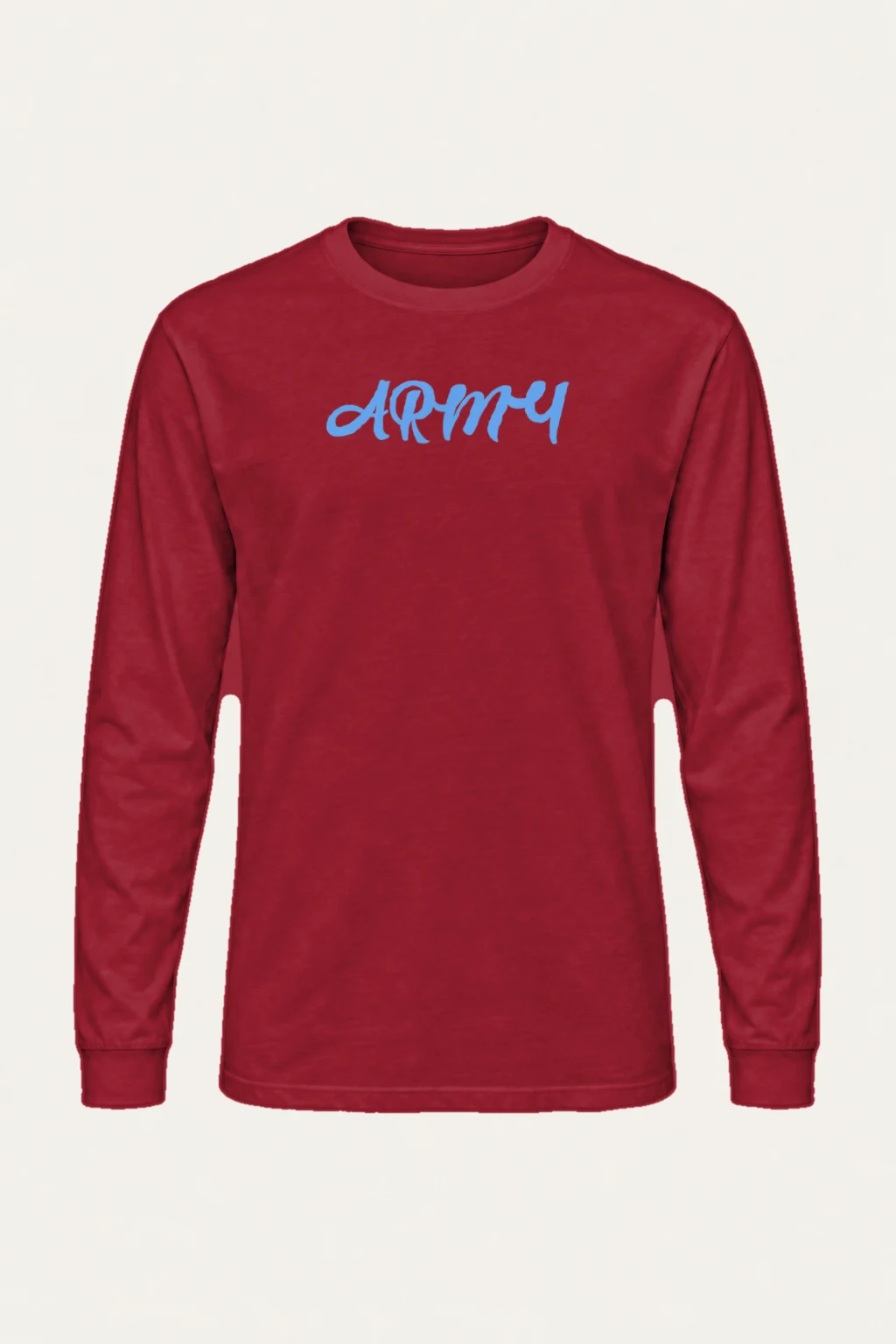 "Army Script" Unisex Longsleeve T-shirt | Gildan 2400