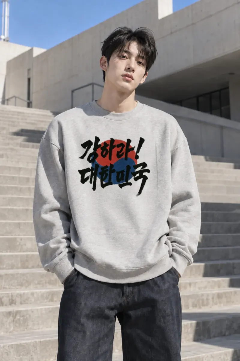 "Asahi Beer Calligraphy" Heavy Blend Unisex Crewneck Sweatshirt | Gildan 18000