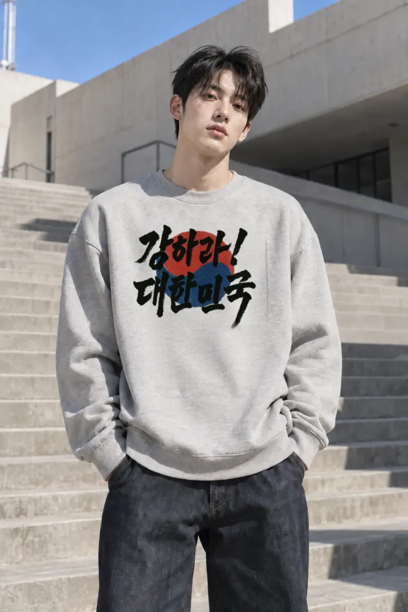 "Asahi Beer Calligraphy" Heavy Blend Unisex Crewneck Sweatshirt | Gildan 18000