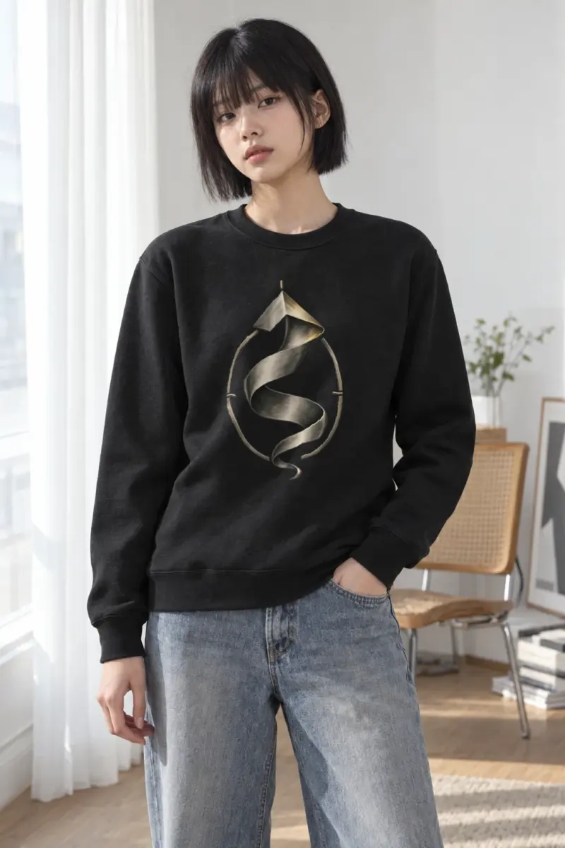 "Ascending Fold" Heavy Blend Unisex Crewneck Sweatshirt