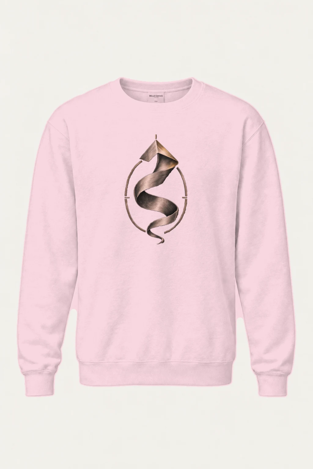 "Ascending Fold" Heavy Blend Unisex Crewneck Sweatshirt | Gildan 18000