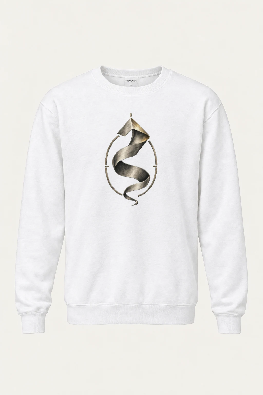 "Ascending Fold" Heavy Blend Unisex Crewneck Sweatshirt | Gildan 18000