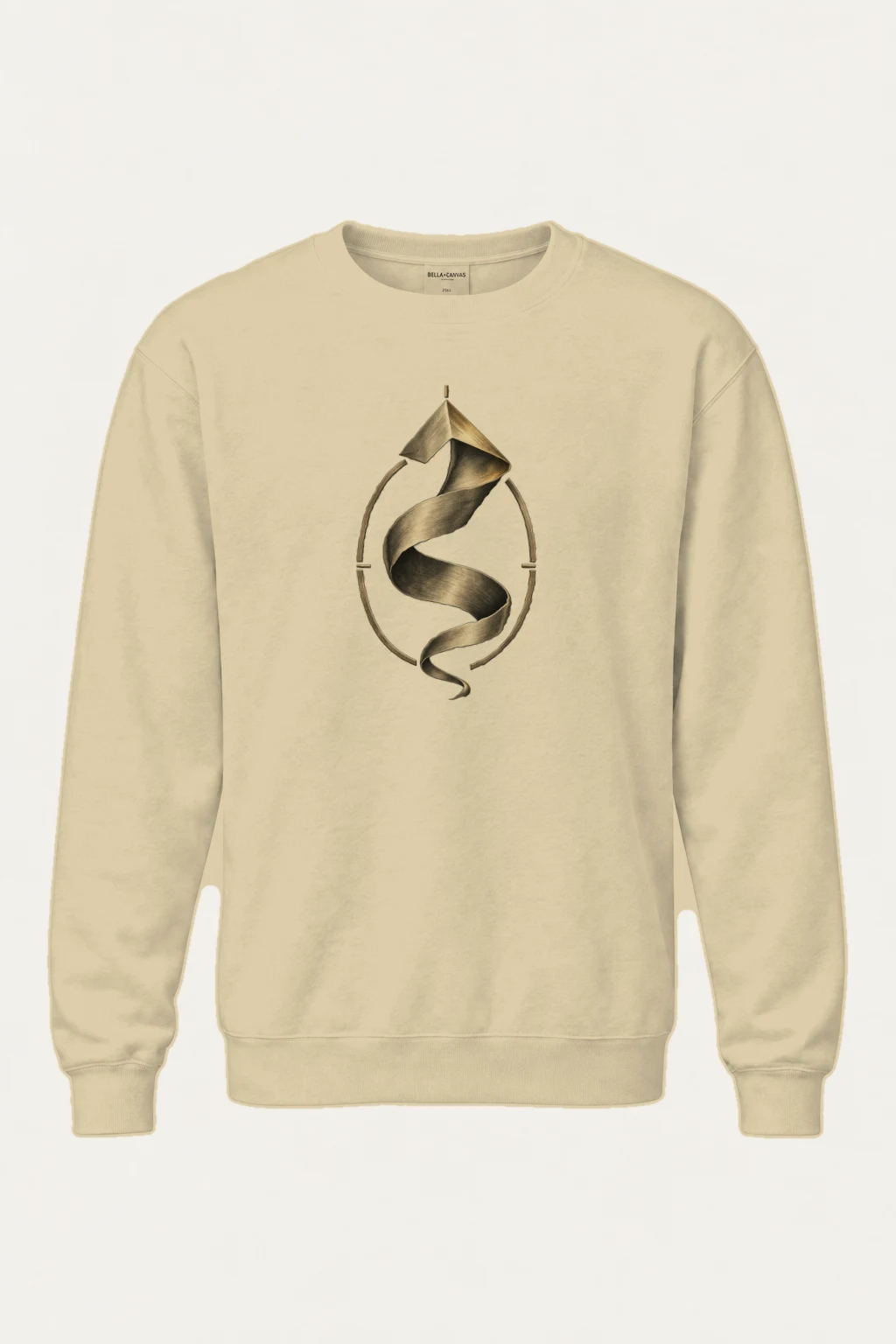 "Ascending Fold" Heavy Blend Unisex Crewneck Sweatshirt | Gildan 18000