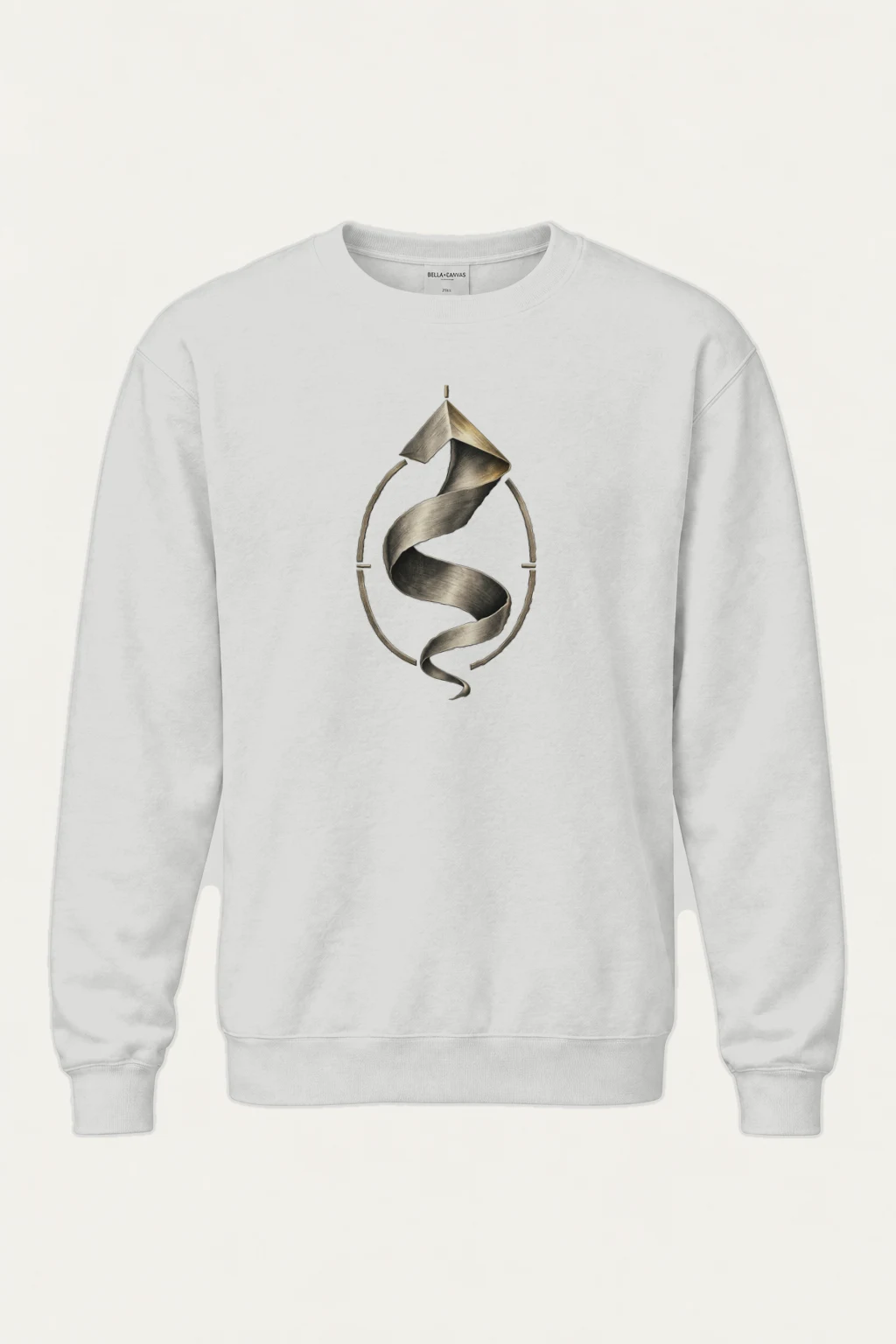 "Ascending Fold" Heavy Blend Unisex Crewneck Sweatshirt | Gildan 18000