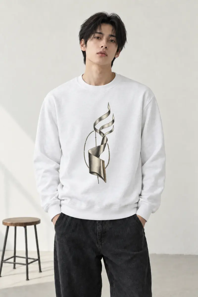 "Ascending Spiral" Heavy Blend Unisex Crewneck Sweatshirt | Gildan 18000