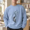 "Ascending Spiral" Heavy Blend Unisex Crewneck Sweatshirt | Gildan 18000