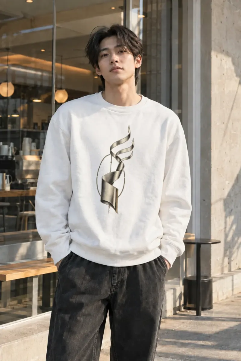 "Ascending Spiral" Heavy Blend Unisex Crewneck Sweatshirt | Gildan 18000