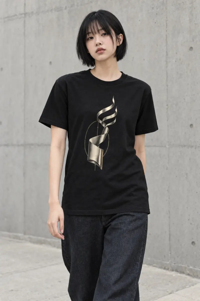 "Ascending Spiral" Heavyweight Unisex Crewneck T-shirt